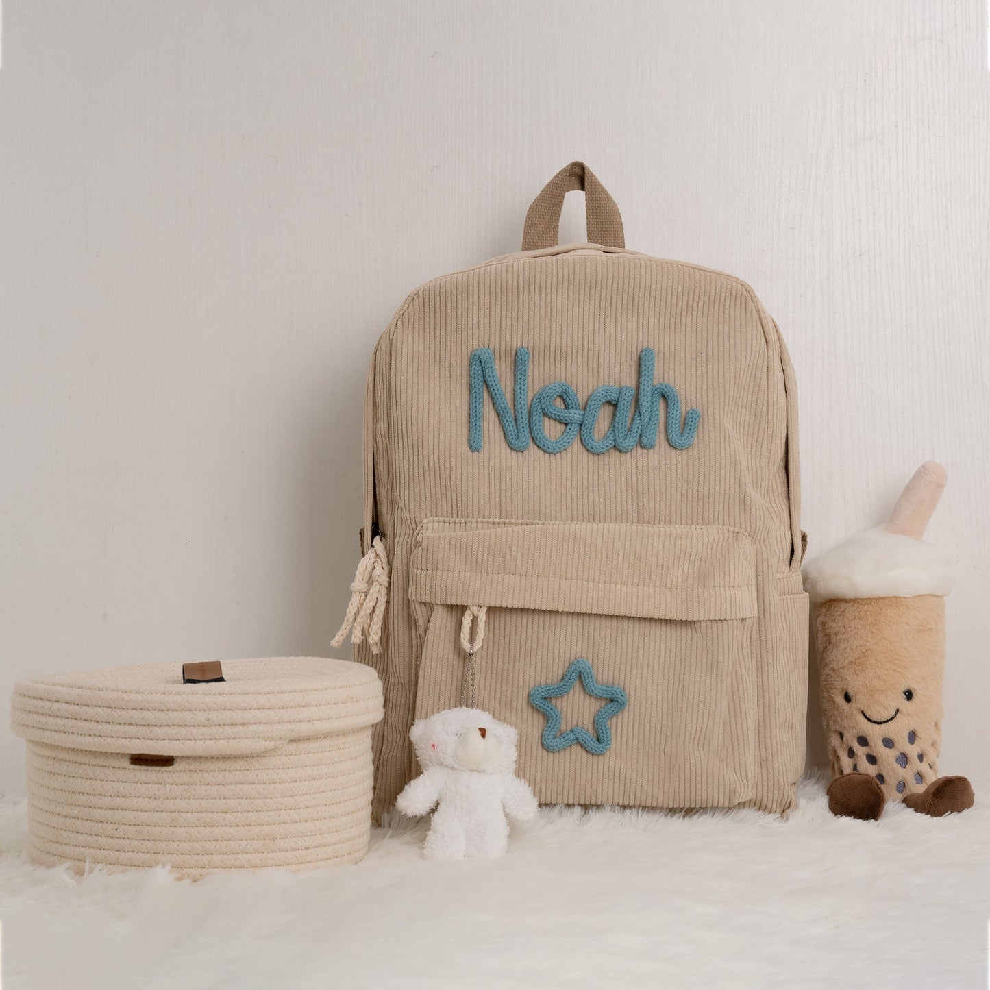 Personalized Knitted Backpack
