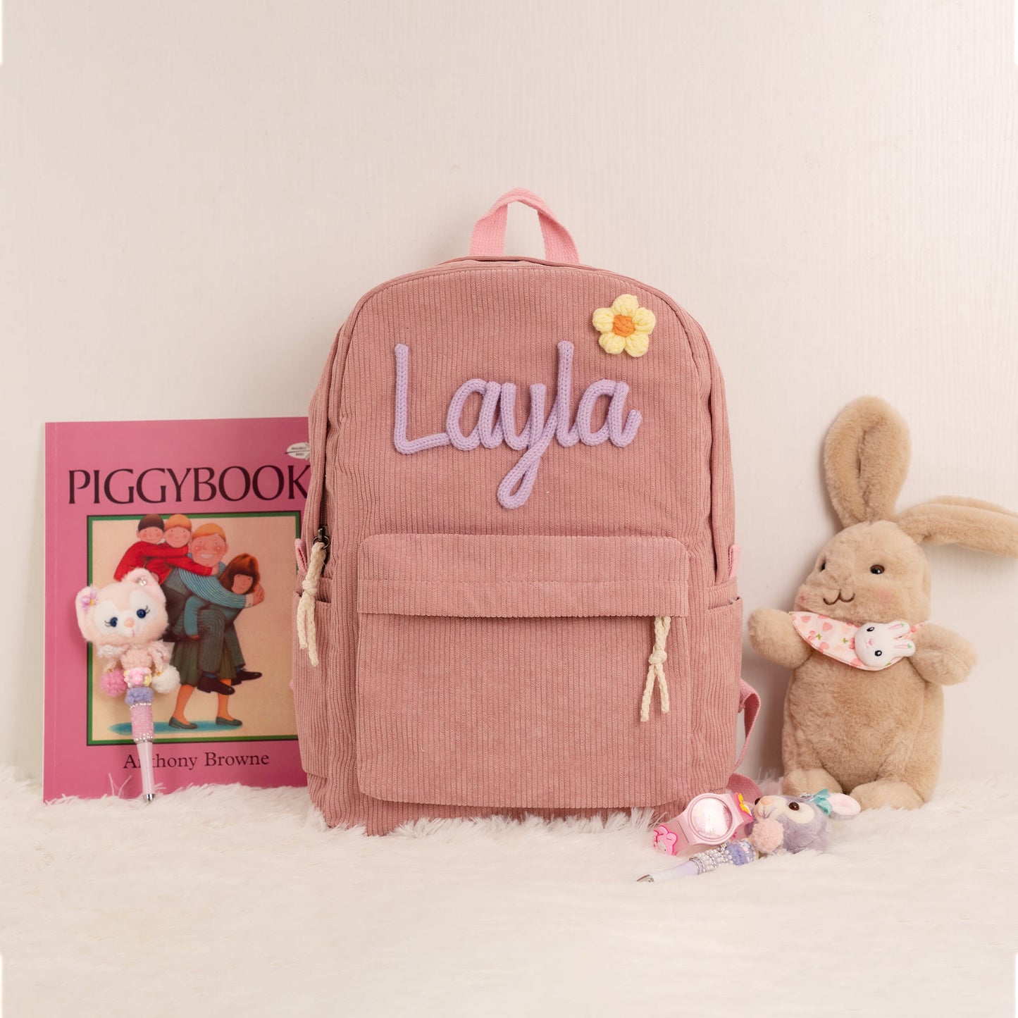 Personalized Knitted Backpack