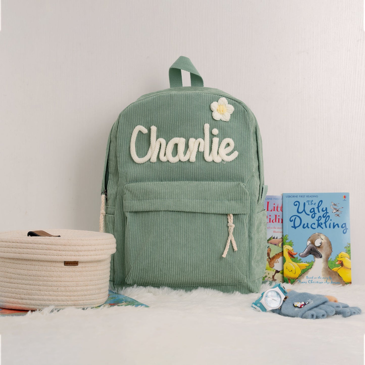 Personalized Knitted Backpack