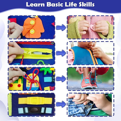 Educational Learning Sensory Busy Book