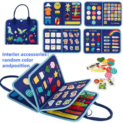 Educational Learning Sensory Busy Book