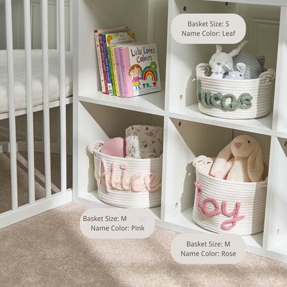 Personalized Knitted Basket