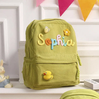 Personalized Knitted Backpack